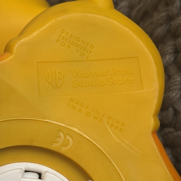 TWEETY BIRD WB Warner Bros. Studio Store Coin Bank Piggy Flower Pot Vintage 1998 - Picture 5 of 6